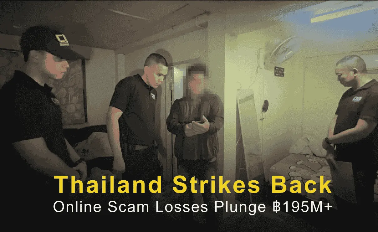 Thailand Strikes Back: Online Scam Losses Plunge ฿195M+