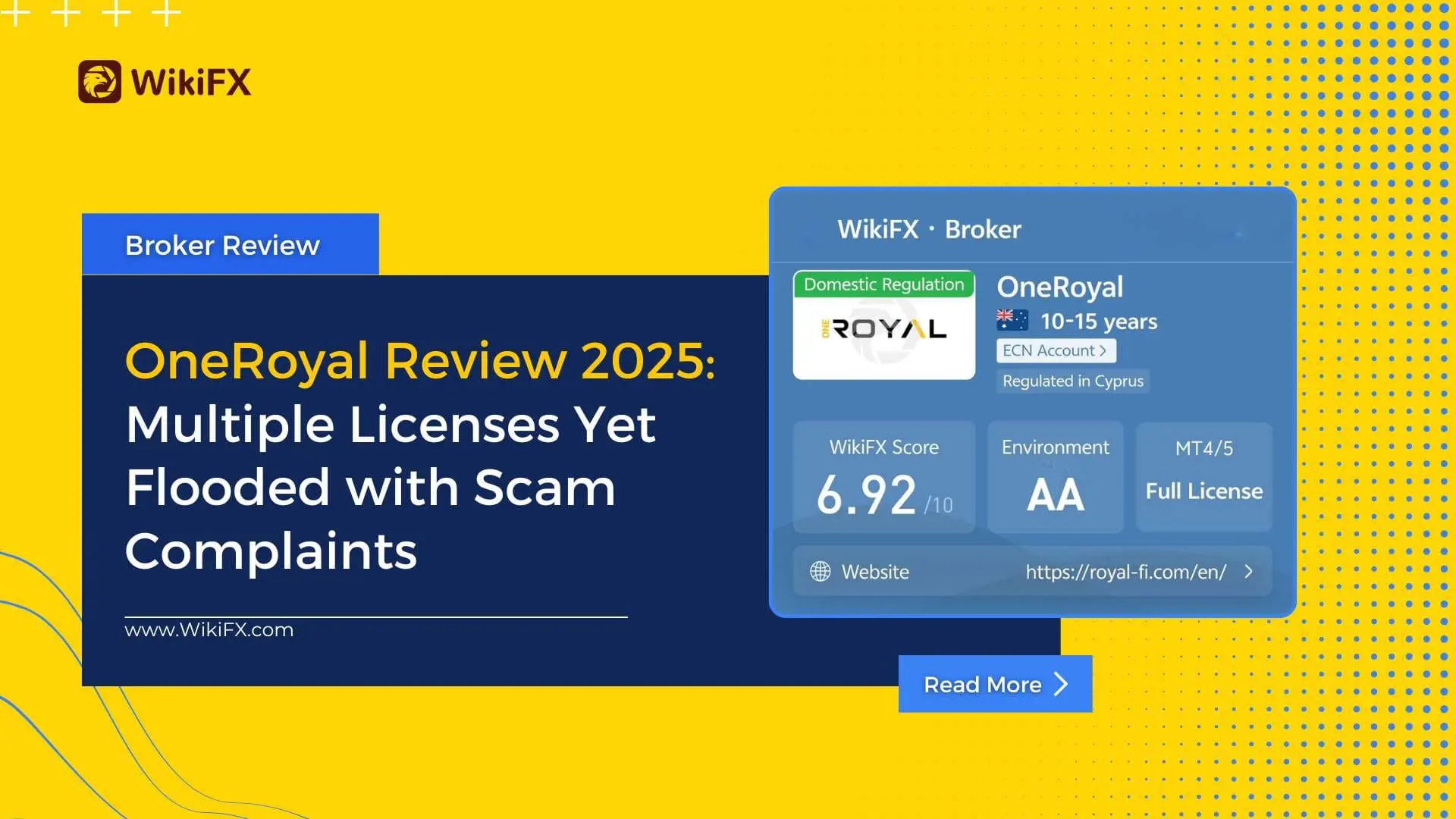OneRoyal Review 2025: Multiple Licenses Yet Flooded with Scam Complaints