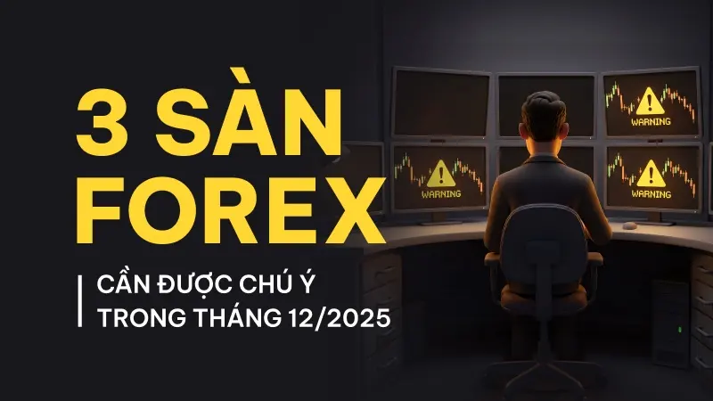 Top 3 sàn Forex nhà đầu tư cần chú ý trong tháng 12/2025