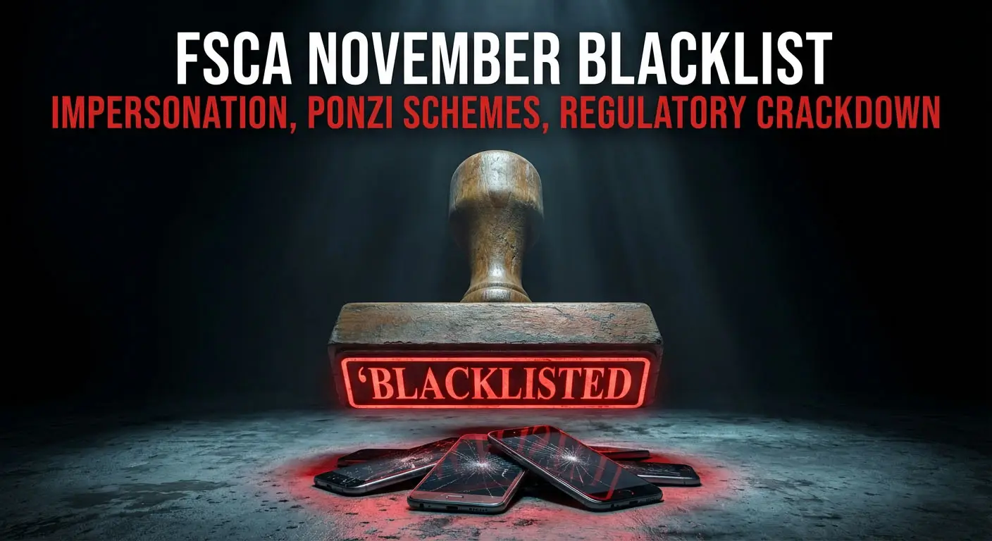 WikiFX Alert: The November Purge – FSCA Drops the Hammer on 20+ Scams & Impersonators