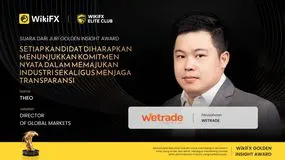 Suara Juri WikiFX Golden Insight Award | Theo, Global Markets Director WeTrade