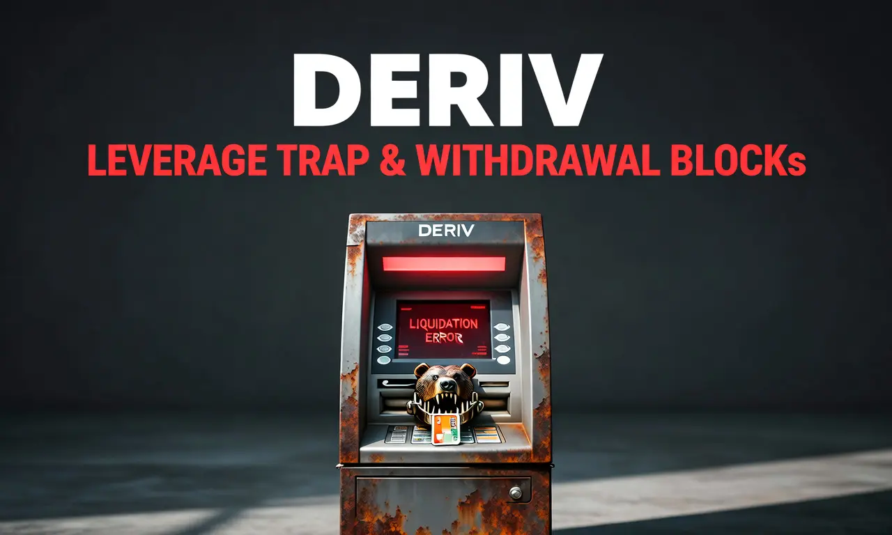 Sudden Liquidation: How Deriv's "Leverage Trick" and Withdrawal Blocks Are Wiping Out Trader Account