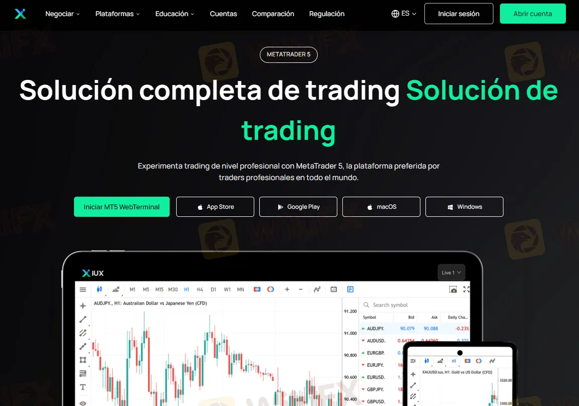 plataformas de IUX plataformas de IUX