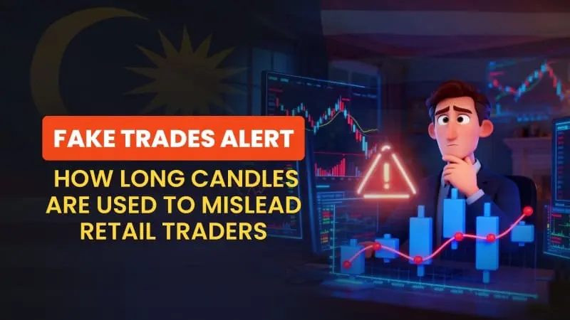 FAKE TRADES ALERT: How Long Candles Are Used to Mislead Retail Traders