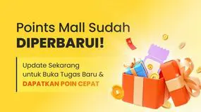 Points Mall Sudah Diperbarui ! Update Sekarang Untuk Buka Tugas Baru & Dapatkan Poin Cepat