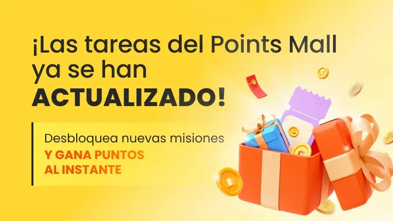 ¡Las tareas del Points Mall ya se han actualizado!