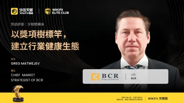 《對話評委：天眼獎幕後》| BCR首席市場策略師 Greg Matwejev