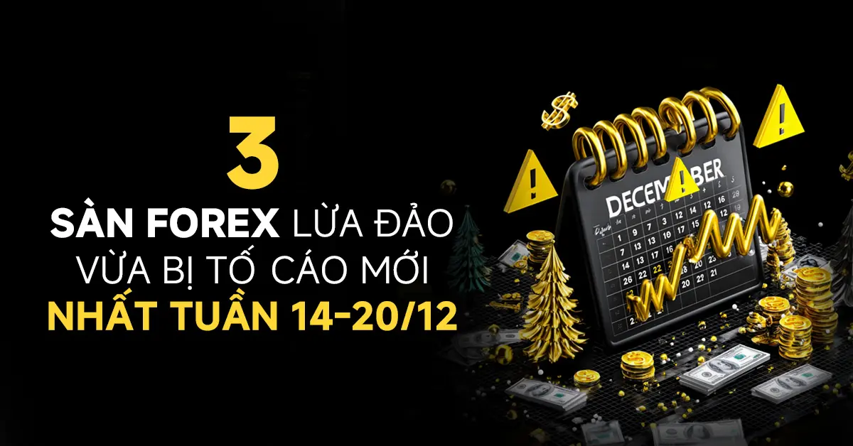 Điểm danh 3 sàn forex bị tố cáo mới nhất bởi người dùng WikiFX tuần 14-20/12