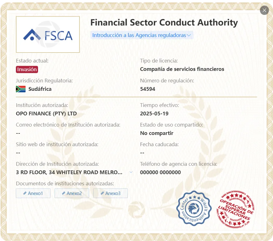 Opofinance regulación Opofinance regulación
