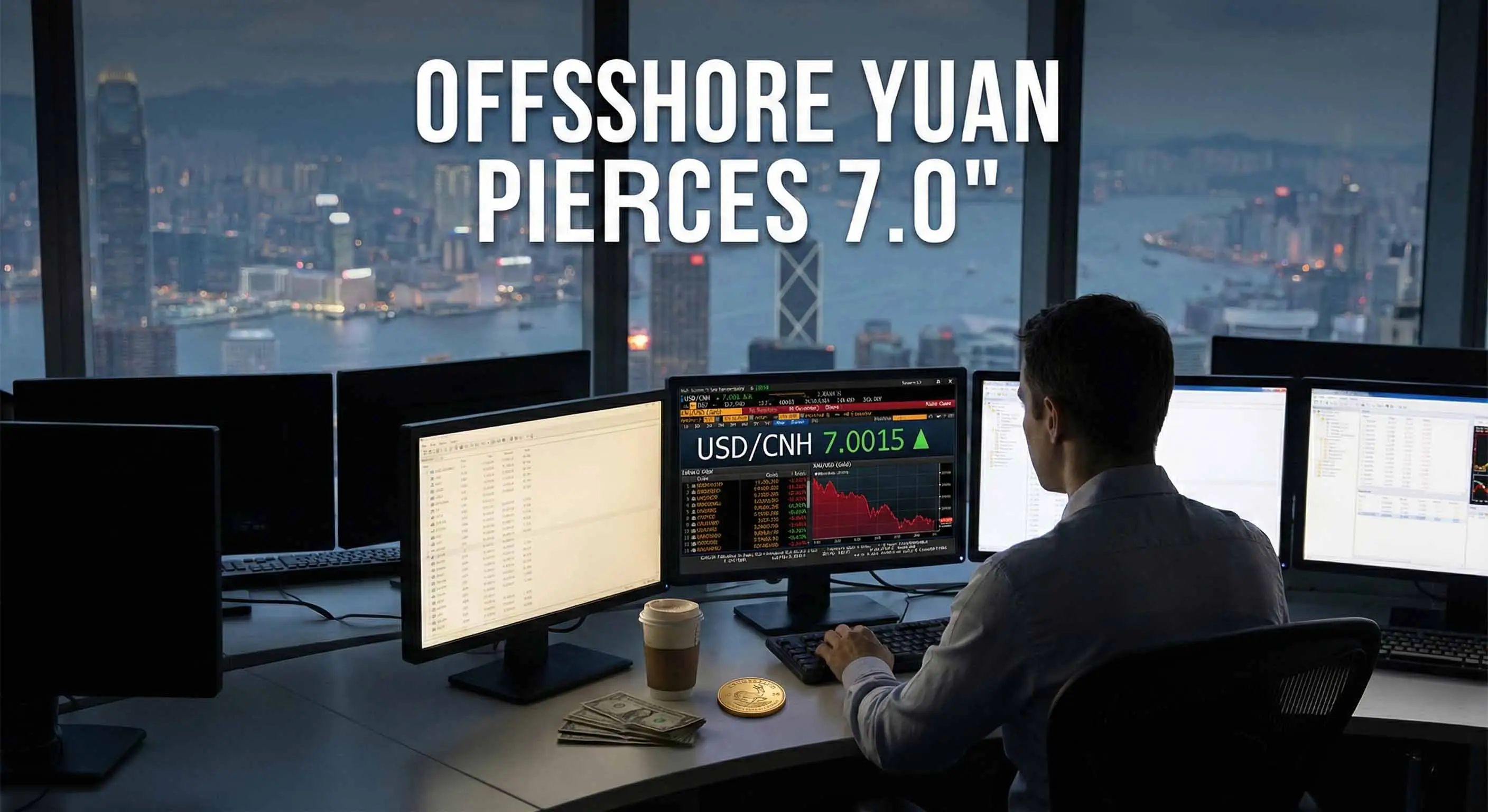 Offshore Yuan Pierces 7.0 as Gold Corrects in Holiday Trade