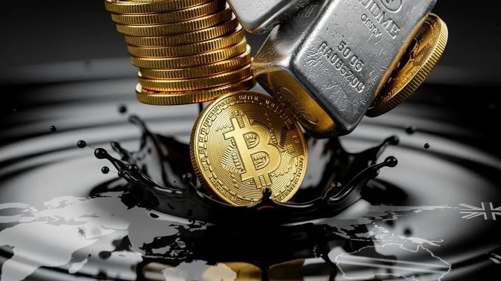 Precious Metals Crash: Gold and Silver Plummet From Record Highs as Oil Rallies on Geopolitics