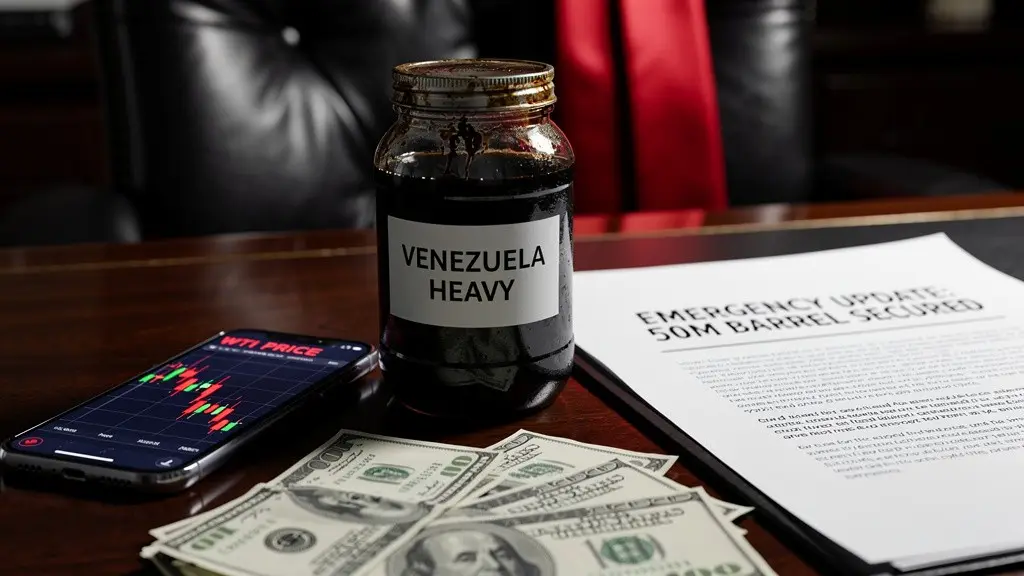 Oil Slide Deepens: Trump Secures 50M Barrels from Venezuela Following Regime Change