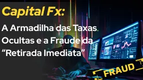 Capital Fx: A Armadilha das Taxas Ocultas e a Fraude da “Retirada Imediata”