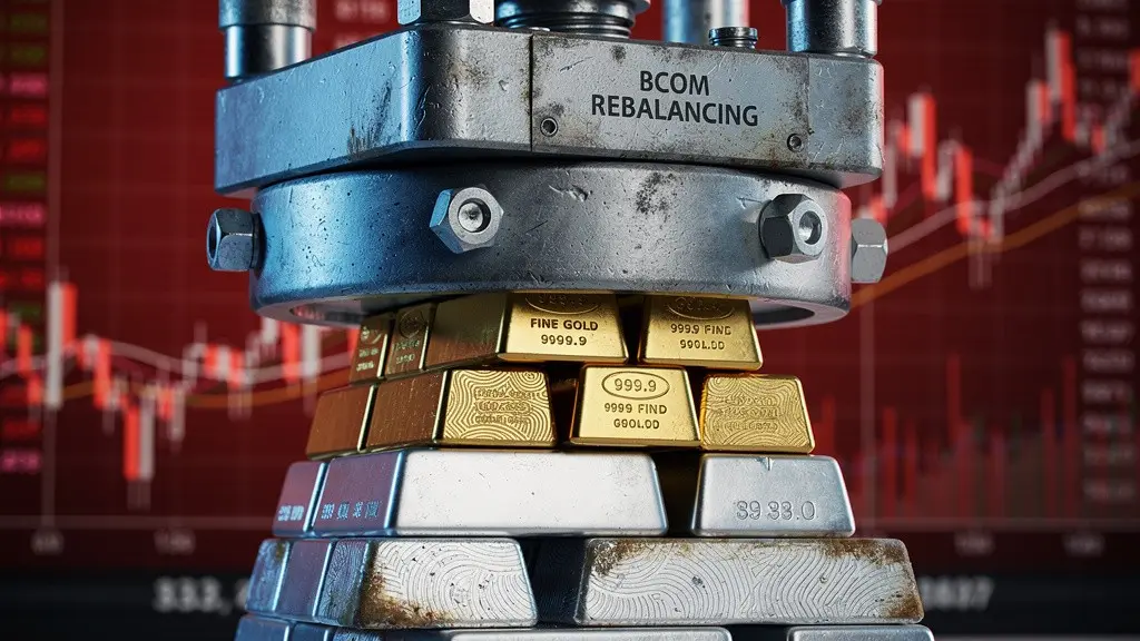 Gold and Silver Buckle Under BCOM Rebalancing Weight Ahead of Critical NFP