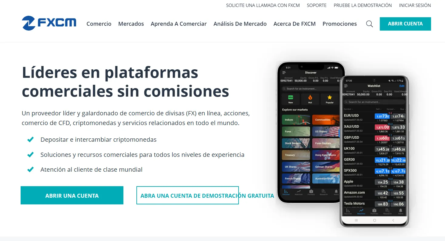 FXCM confiable