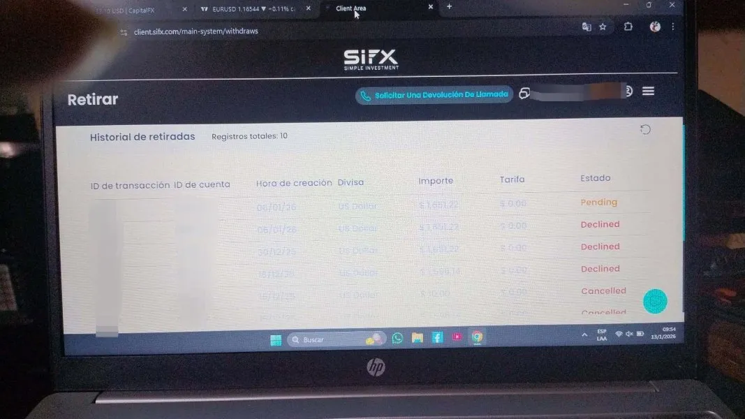 SIFX Estafa SIFX Estafa