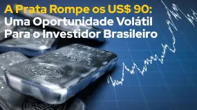 A Prata Rompe os US$ 90: Uma Oportunidade Volátil Para o Investidor Brasileiro