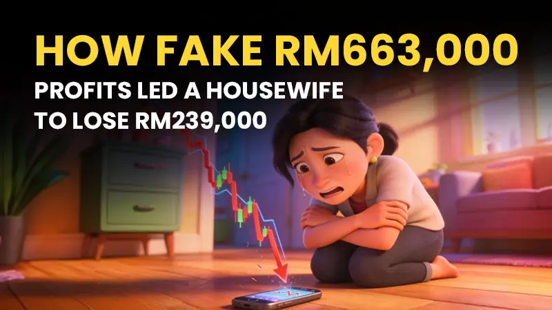 How Fake RM663,000 Profits Led a Housewife to Lose RM239,000