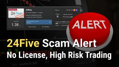 24Five Scam Alert: No License, High Risk Trading