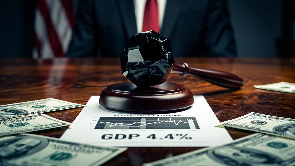 US GDP Roars at 4.4% as Trump Eyes BlackRock’s Rieder for Fed Chair