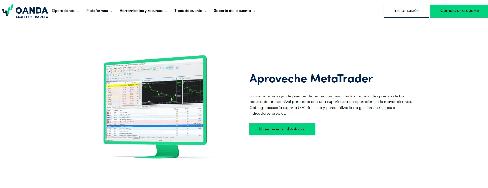 iniciar sesión OANDA iniciar sesión OANDA
