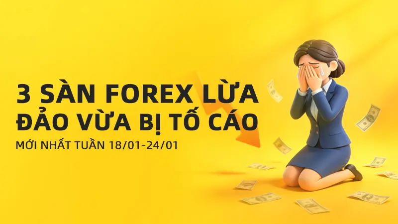 Điểm danh 3 sàn forex lừa đảo bị tố cáo mới nhất bởi người dùng WikiFX tuần 18/01-24/01