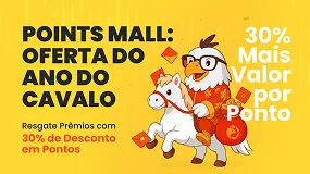 Ano Novo com Pontos · Ano do Cavalo: Presentes com 30% de Valorização!
