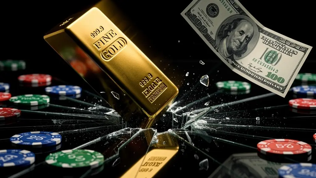 Precious Metals Flash Crash: Gold Dives 5% After Hitting $5,600