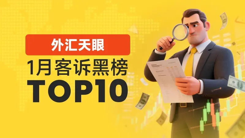 外汇天眼发布：2026年1月客户投诉黑榜单TOP10