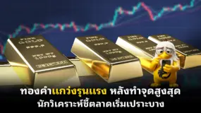 ทองคำแกว่งรุนแรง หลังทำจุดสูงสุด นักวิเคราะห์ชี้ตลาดเริ่มเปราะบาง