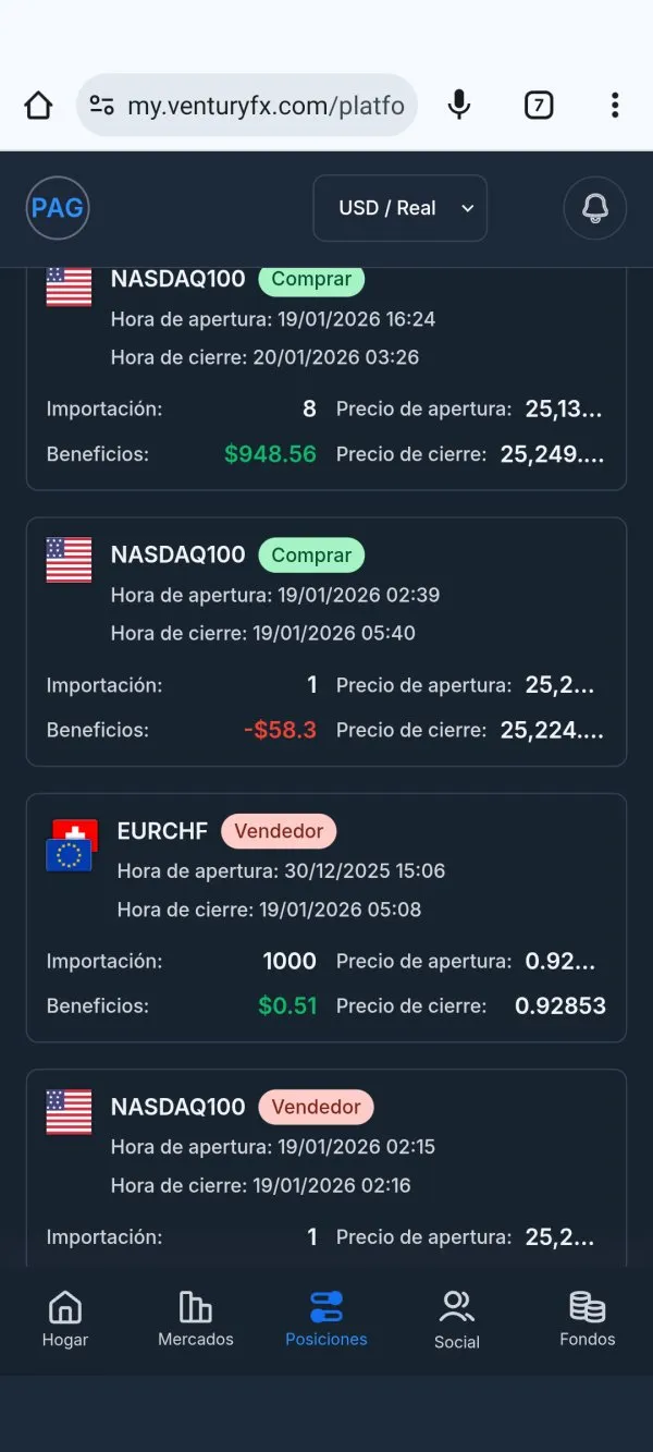 estafa VenturyFX