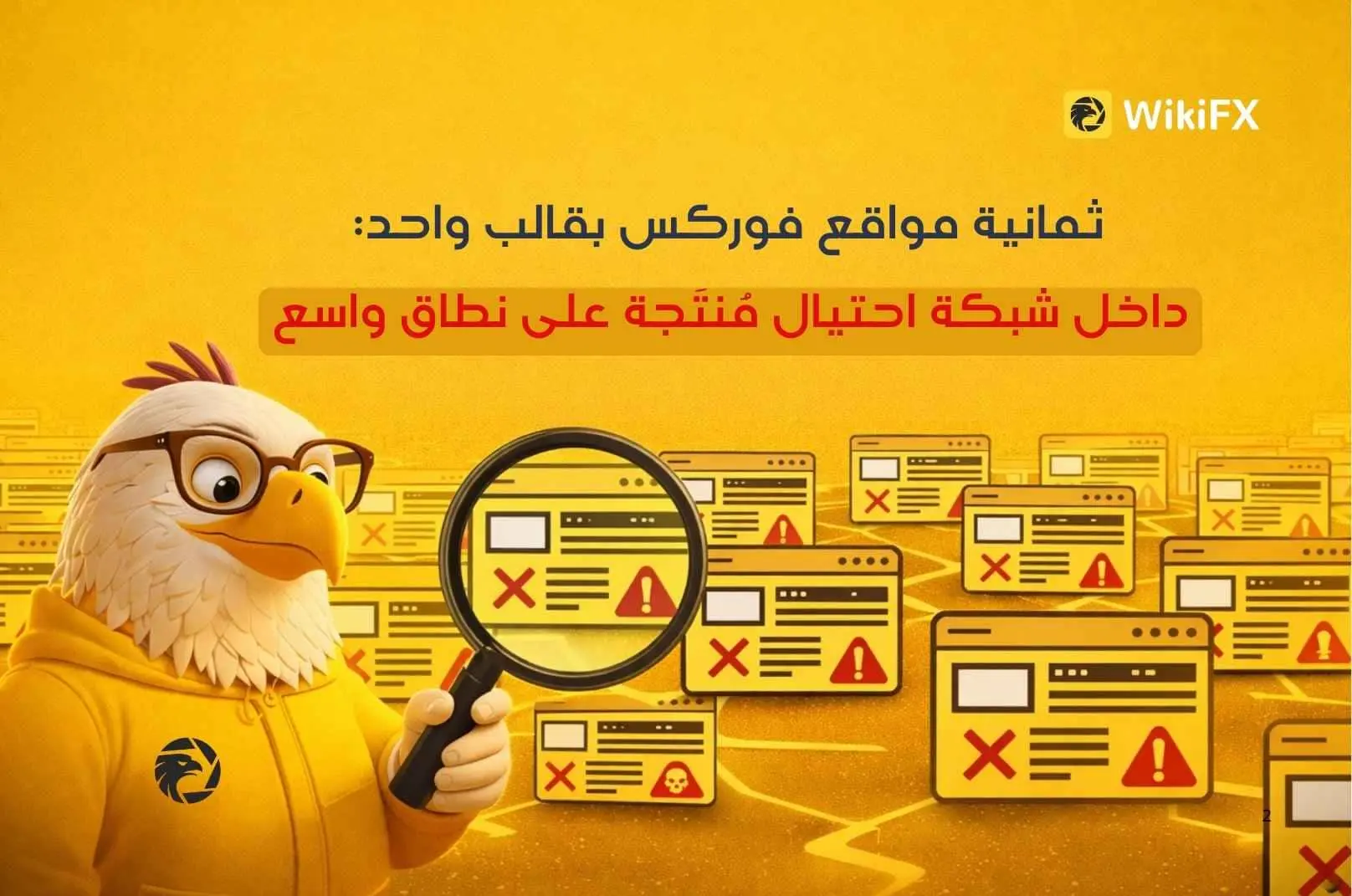 ثمانية مواقع فوركس بقالب واحد: داخل شبكة احتيال مُنتَجة على نطاق واسع