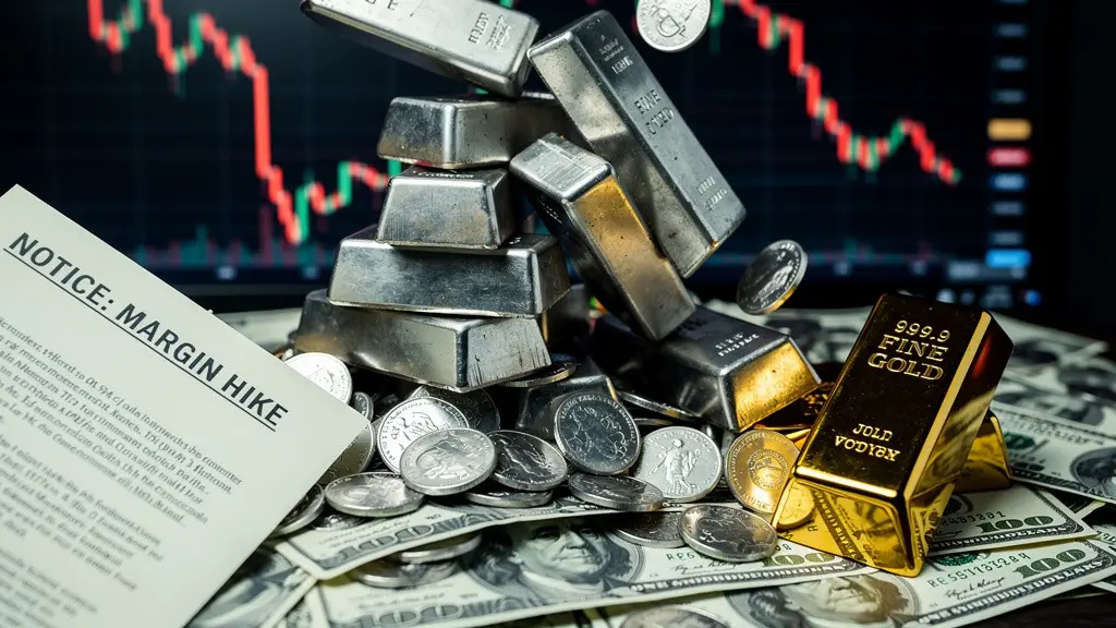 Metals Massacre: Silver Plunges 40% on Margin Hikes; Gold Rejects $5,000