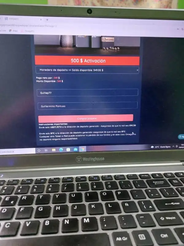 estafa OmegaPro estafa OmegaPro