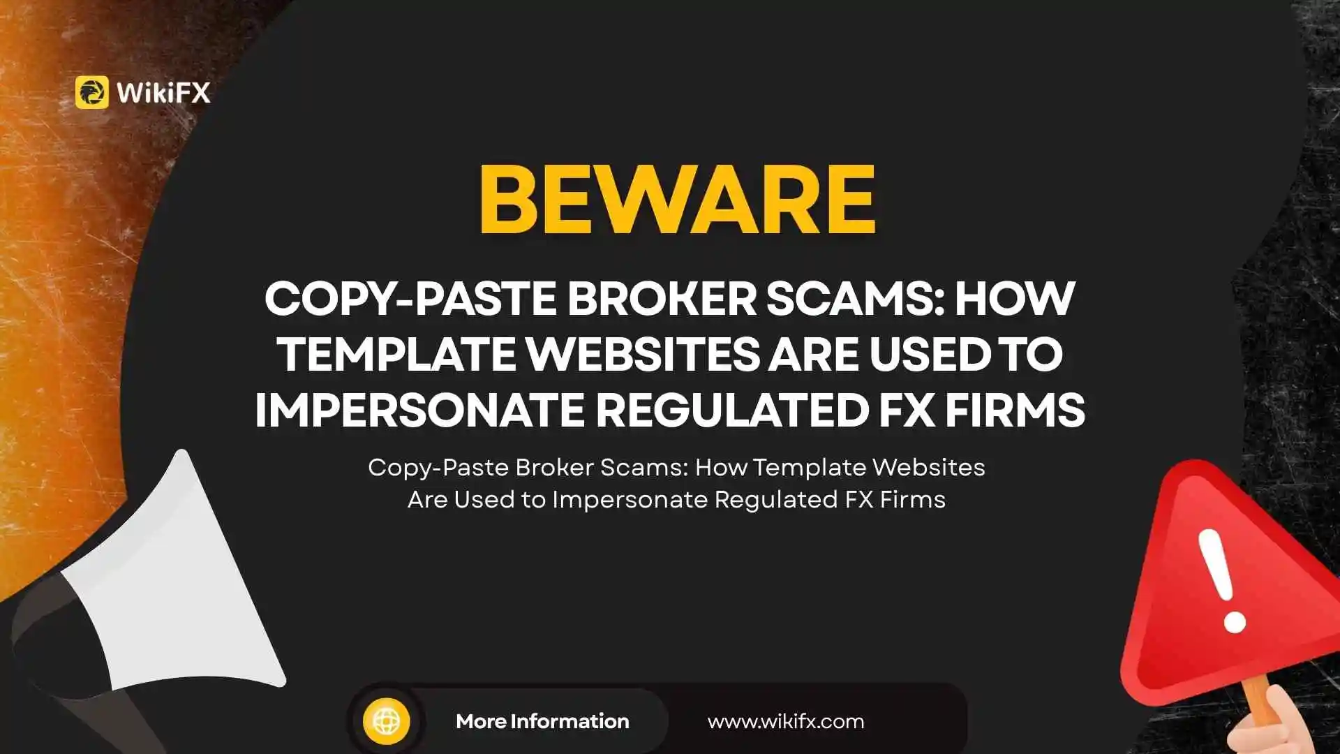 Copy-Paste Broker Scams: How Template Websites Are Used to Impersonate Regulated FX Firms