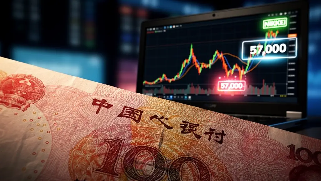'Takaichi Trade' Propels Nikkei to 57,000; Yuan Surges to Multi-Year High