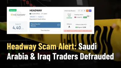 Headway Scam Alert: Saudi Arabia & Iraq Traders Defrauded