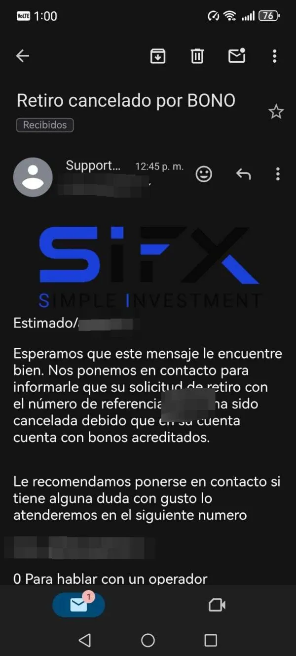 estafa SIFX