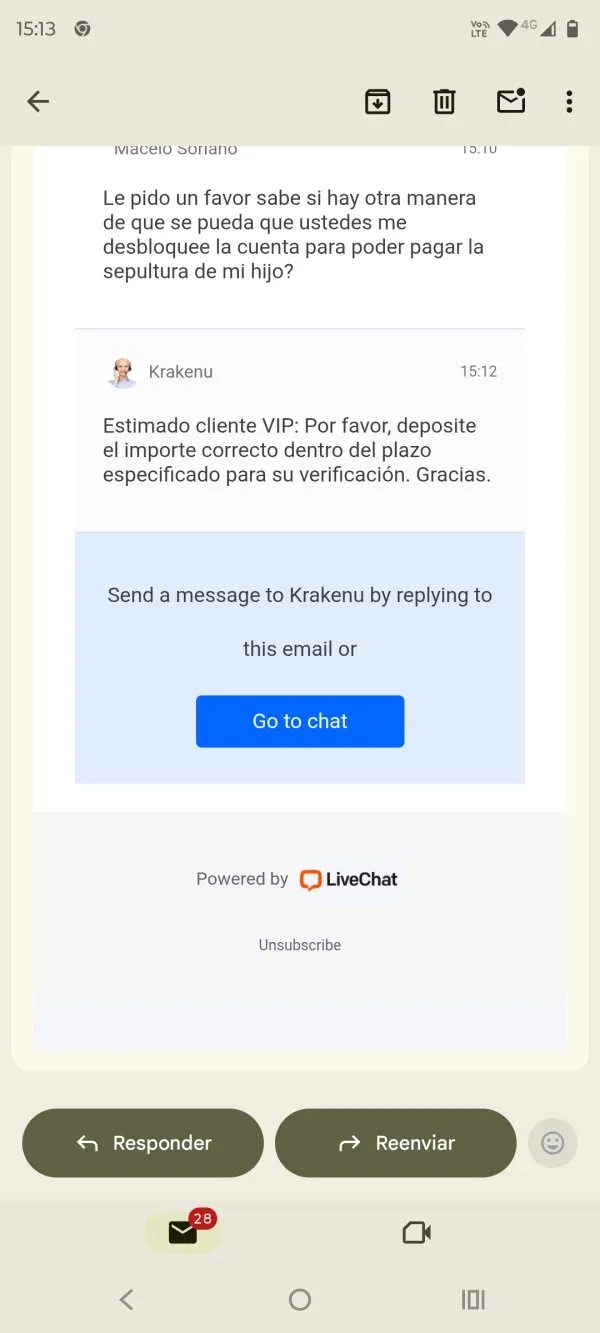 Kraken estafa Kraken estafa