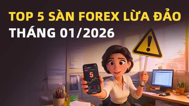 Top 5 sàn Forex lừa đảo bị tố cáo nhiều nhất tháng 01/2026 bởi người dùng WikiFX