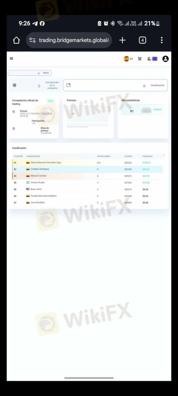 Bridge Markets estafa