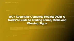 ACY Securities Complete Review 2026: A Trader's Guide to Trading Terms, Risks and Warning Signs