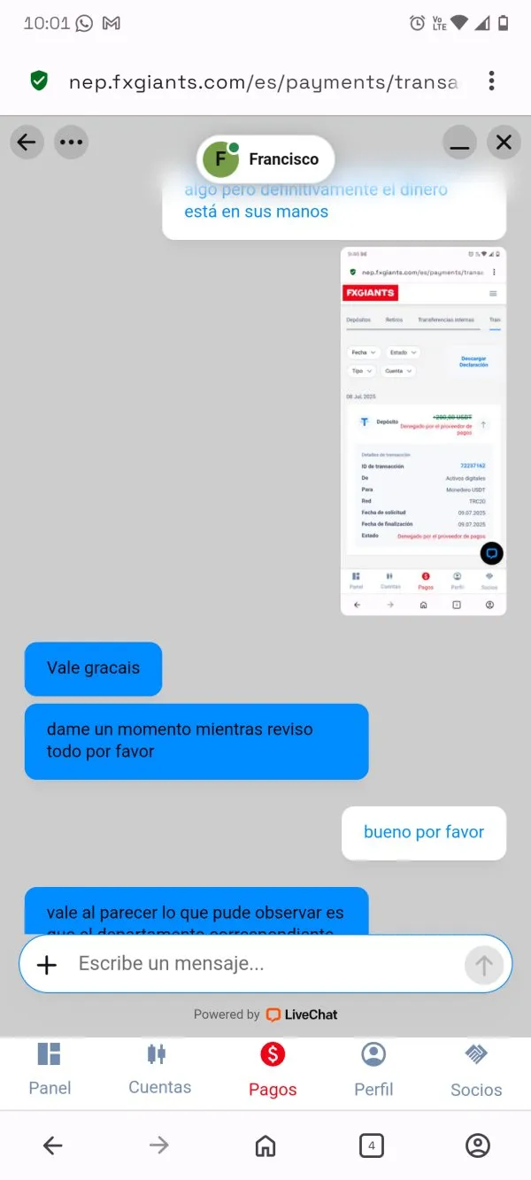 FXGIANTS estafa FXGIANTS estafa
