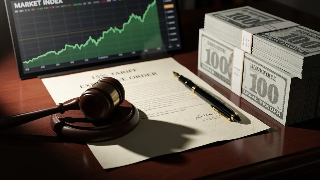 Trump Defies Supreme Court with 15% Global Tariff; Record Retail Flows Buffer Market Impact