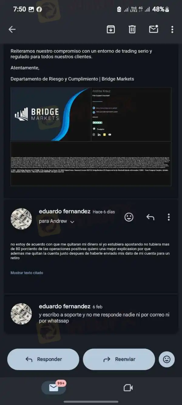 Bridge Markets estafa