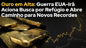 Ouro em Alta: Guerra EUA-Irã Aciona Busca por Refúgio e Abre Caminho para Novos Recordes