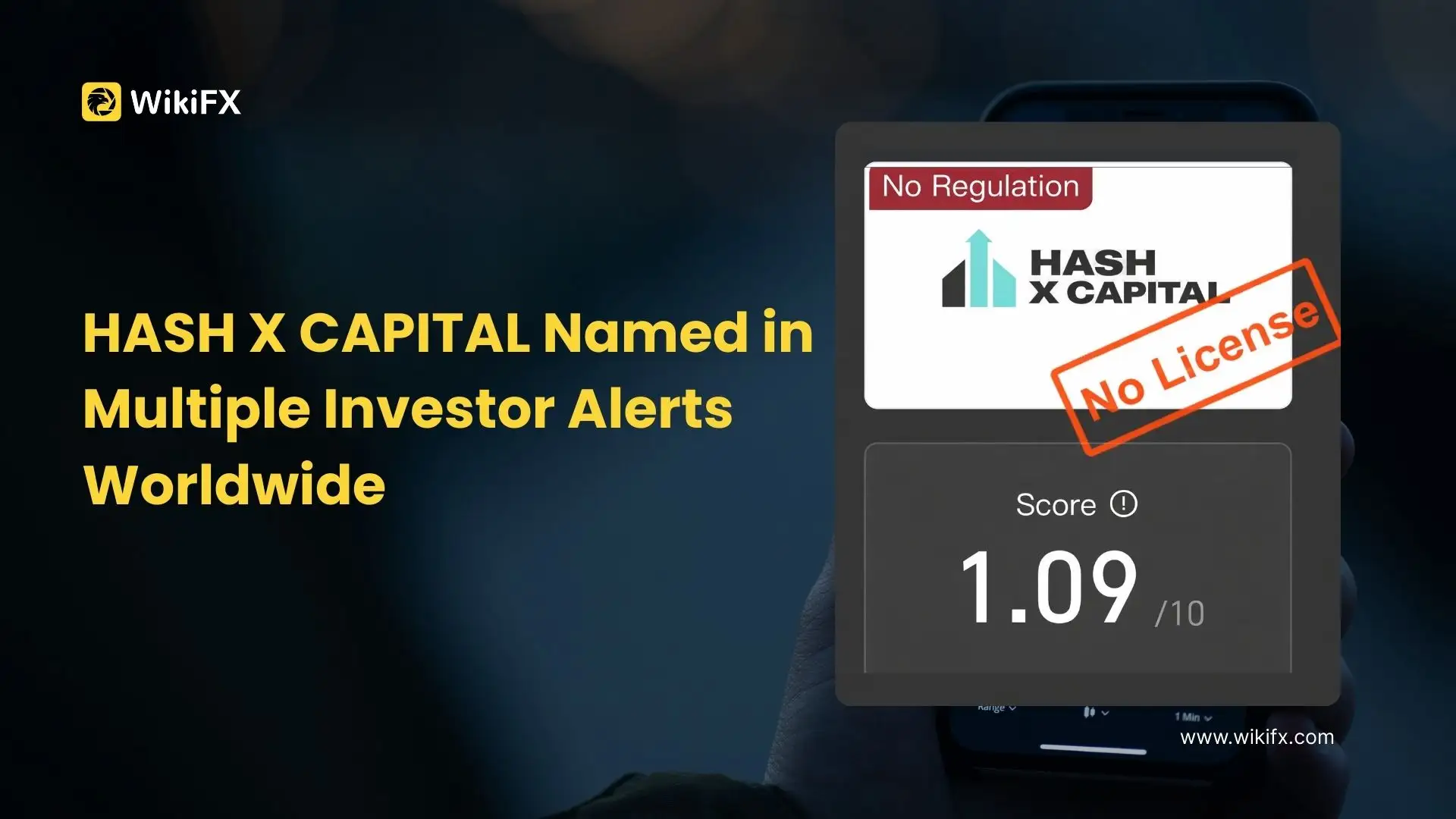 HASH X CAPITAL Named in Multiple Investor Alerts Worldwide