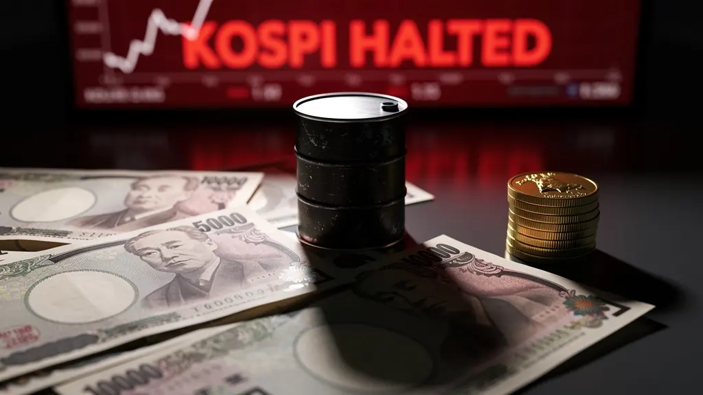 Asia Markets Capitulate: Won Tumbles and Kospi Halts Trading