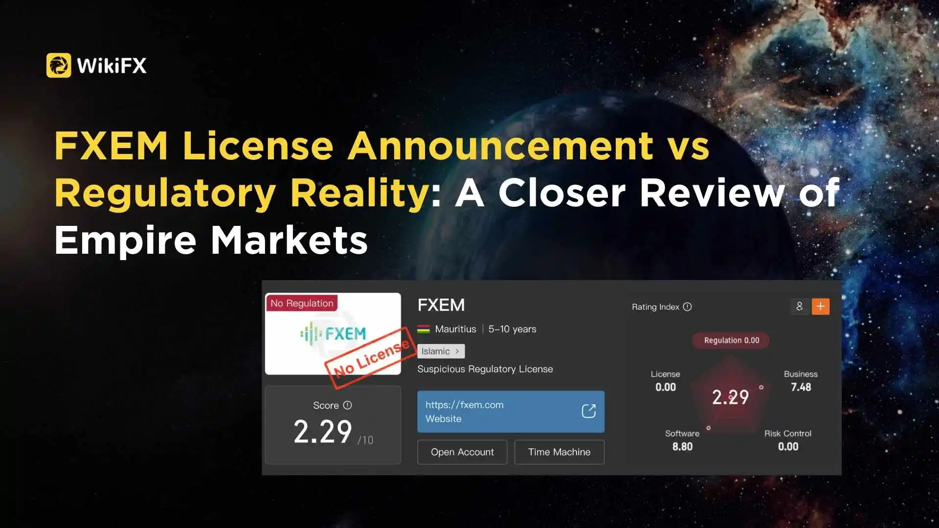 FXEM License Announcement vs Regulatory Reality: A Closer Review of Empire Markets
