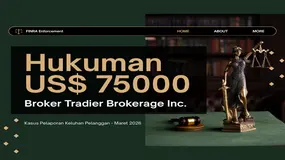Hukuman FINRA Maret 2026 ! Review Kasus Pelaporan Keluhan Pelanggan Broker Forex Tradier Brokerage